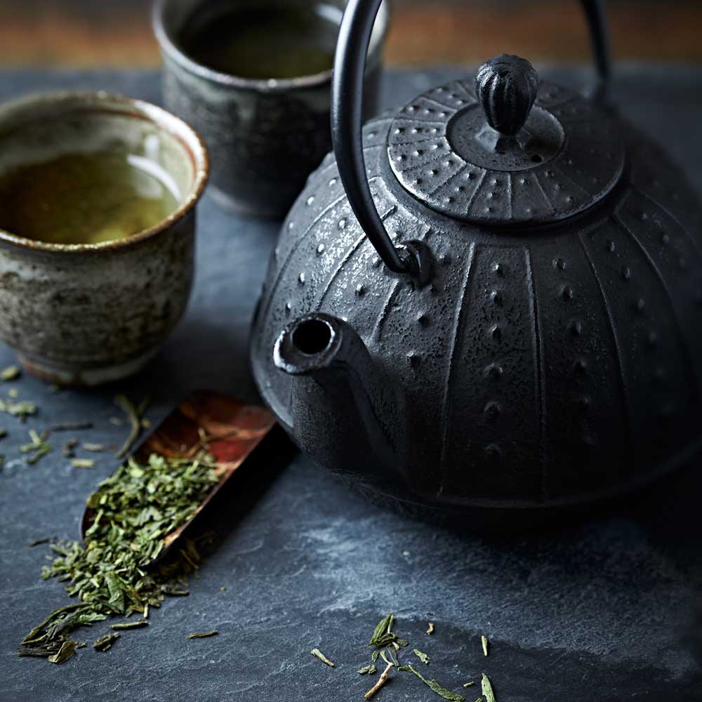 Japanese Sencha Green Tea in a cup